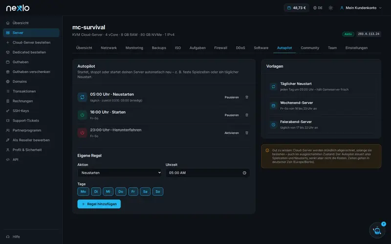 Autopilot & Budget