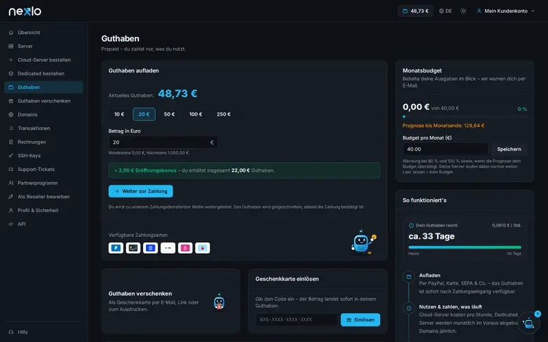 Prepaid-Guthaben