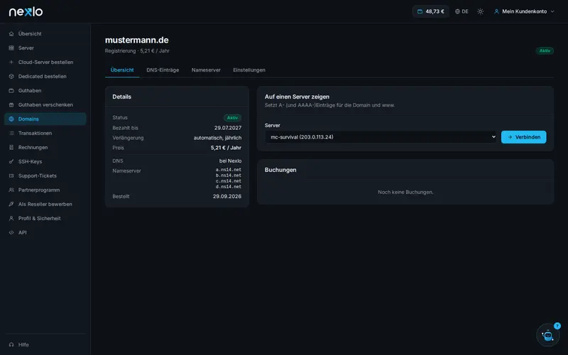 DNS-Verwaltung