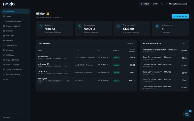 Dashboard