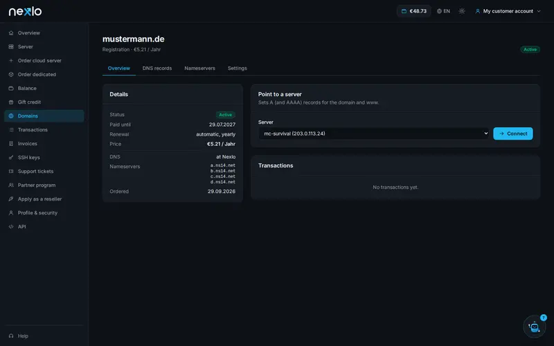 DNS management