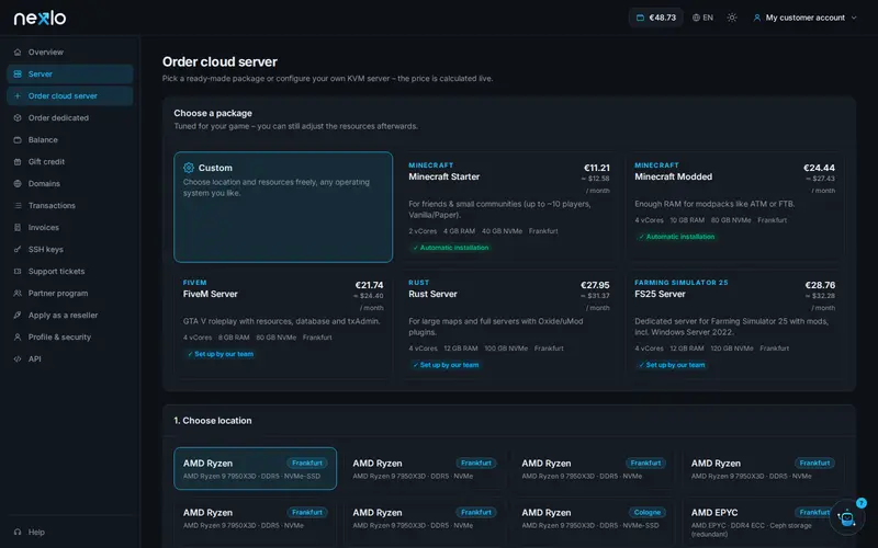 Order server