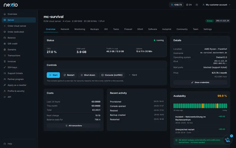 Server overview